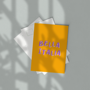 Wenskaart Italie Bella Italia