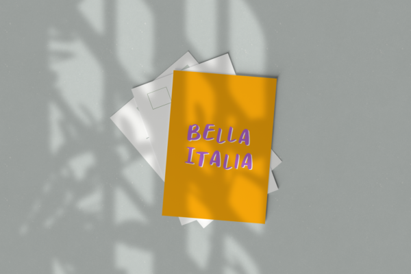 Wenskaart Italie Bella Italia