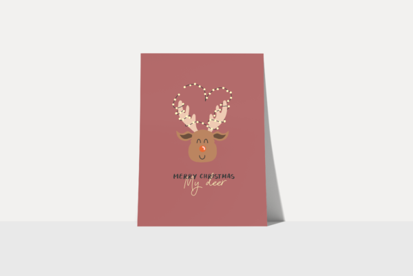 Kerstkaart My Deer