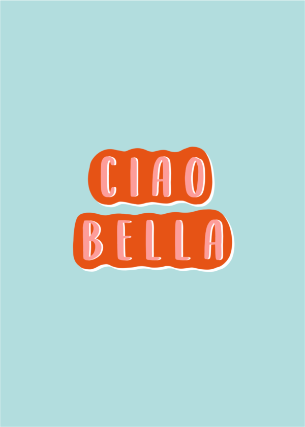 Wenskaart Italie Ciao Bella - Image 2